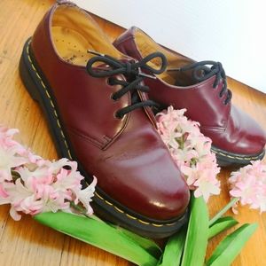 🍒 RED DR MARTEN 1461 OXFORDS 🍒
